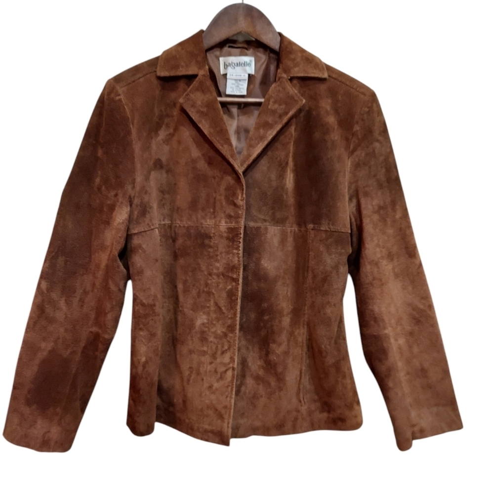 Vintage 90's Bagatelle Brown Suede Jacket